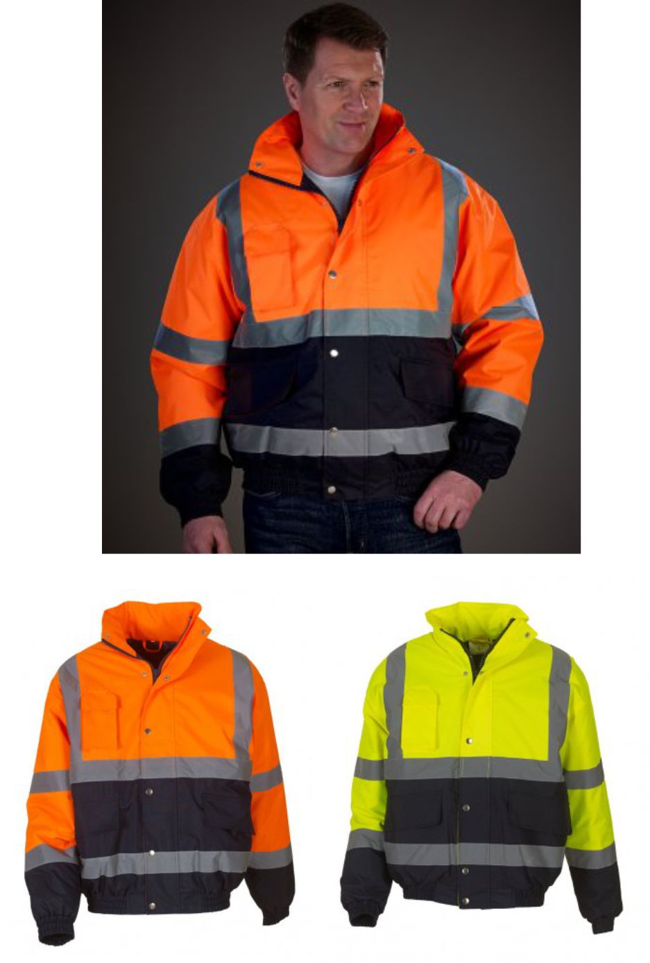 Yoko YK044 Hi Vis Two Tone Jacket  Yoko YK044 Hi Vis Two Tone Jacket